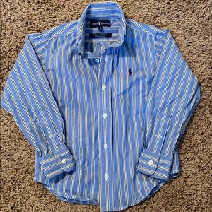 Ralph Lauren polo striped boys dress shirt.
